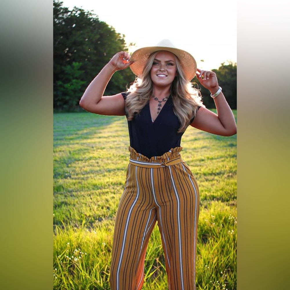Bailey Blue Mustard Romper
